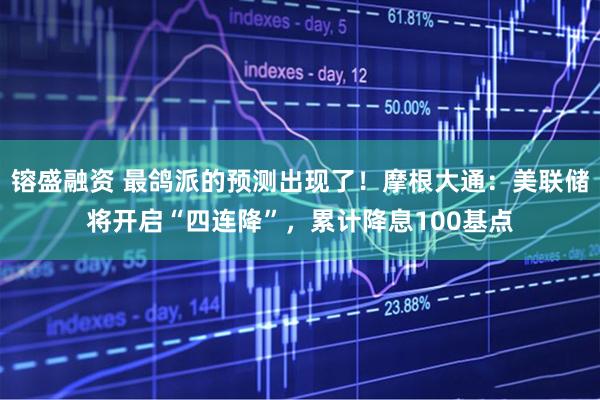 镕盛融资 最鸽派的预测出现了！摩根大通：美联储将开启“四连降”，累计降息100基点