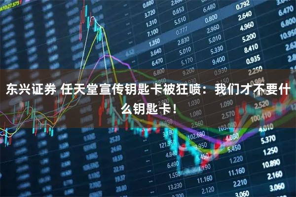东兴证券 任天堂宣传钥匙卡被狂喷:我们才不要什么钥匙卡!