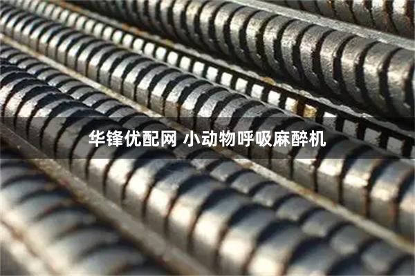 华锋优配网 小动物呼吸麻醉机